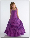 Juniors Purple Ball Flower Girl Dresses