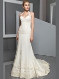 2011 A-line Halter Cheap Customer-Made Design Embroider Wedding