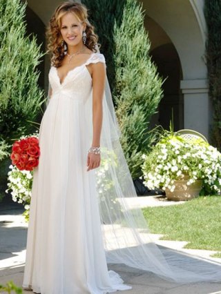 2011 V-Neck Lacing Straps Hot Sale Cheap Customer-Made Design Wedding Dress