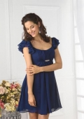 A-Line Bateau Knee-length