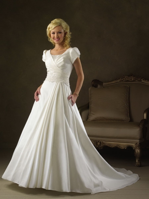 Best Floor Length A-Line Short Sleeves Sweep Train With Applique,Bandage,Button Wedding Dresses WDresses01029 Best Floor Length A-Line Short Sleeves Sweep Train With Applique,Bandage,Button Wedding Dresses WDresses01029