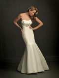 Ivory Strapless Mermaid /Trumpet Unique Sexy Wedding Dress (BOTS0784)