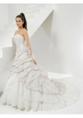 Silk-like Taffeta and Regular Sweetheart A-line Wedding Dresses (BOTS1280)