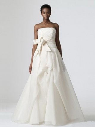 Breathtaking Floor Length A-Line Sweetheart Low Back Sweep Train With Sash Wedding Dresses WDresses00967