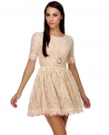Darling Amelia Ivory Lace Dress