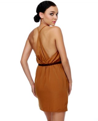 Goody Goody Copper Brown Dress