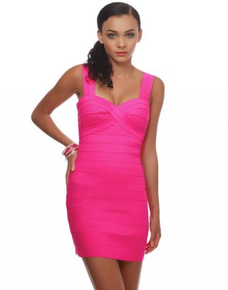 I'm with the Band Neon Pink Dress