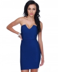 Dynamo Strapless Royal Blue Dress