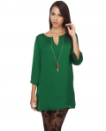 A Real Jewel Green Shift Dress
