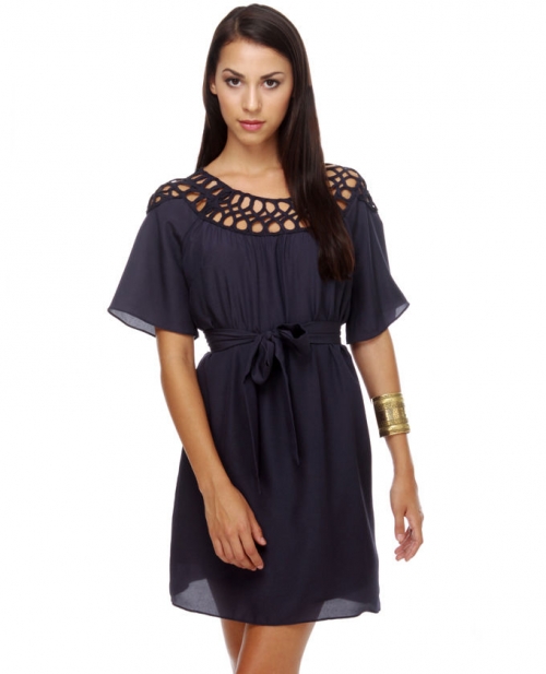 Agent 99 Navy Blue Dress