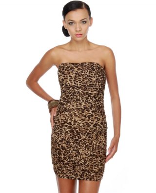 Spot of Interest Leopard Print Dress