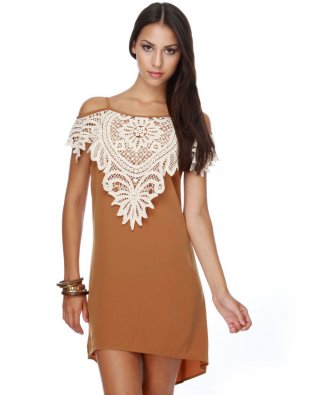 From Dust 'til Dawn Copper Brown Dress