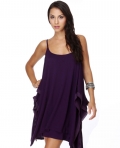 Volcom Sheer Shock Purple Dress