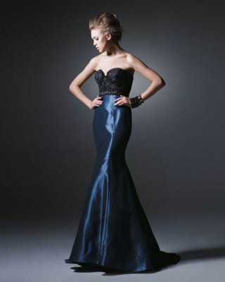 Long Sash Cheap Customer-Made Design Evening Dress