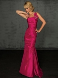Cheap Vintage Mermaid One Strap Evening Dress
