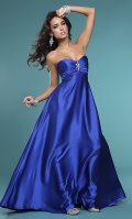 Elegant Strapless Evening Gown by Scala