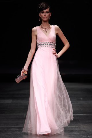 Pink Fashion Evening Dresses Bridesmaid Dresses