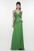 Charming Green A-line Customer-Made Design Evening Dress