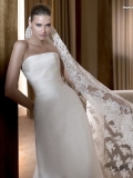 Fantastic Floor Length A Line Strapless Zipper Sweep/Brush Train With Ruffles Wedding Dresses