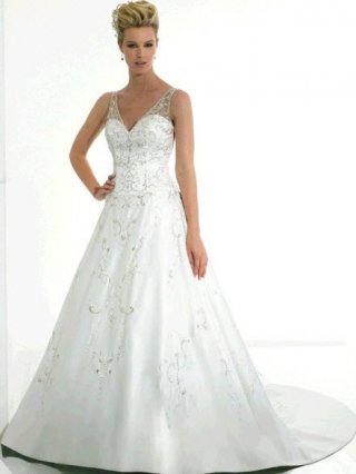 Fantastic Floor Length A-Line V-Neck Zipper Cathedral Train With Asymmetric,Lace Wedding Dresses