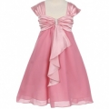 Dusty Rose Satin Charmouse Tea Dress