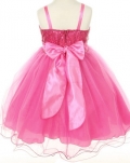 Pink Fuschia Sequine Sparkle Dress