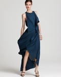 Max Azria Lightweight Jersey Wrap Front Dress