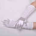 Pleated Simple Wedding Gloves