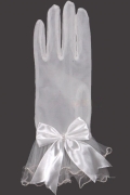 Crystal Yarn Beated Wedding Gloves