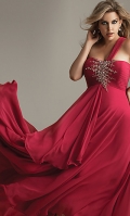Elegant One Shoulder Prom Dress