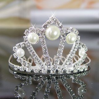 Gorgeous Alloy With Czech Rhinestones Wedding Bridal Tiara