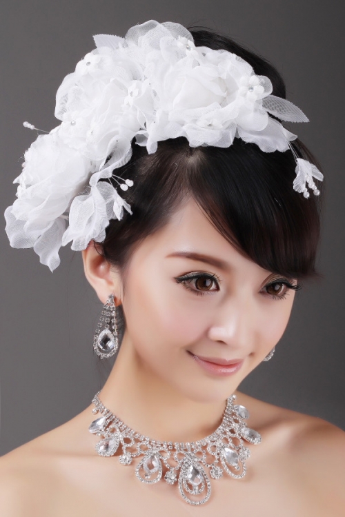 wedding headpieces Cotton With Flower