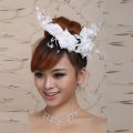 Tulle Wedding Bridal Flower Headpiece