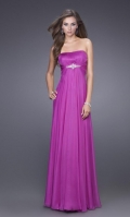 Organza Strapless Empire Hot Sell 2011 New Evening Dresses