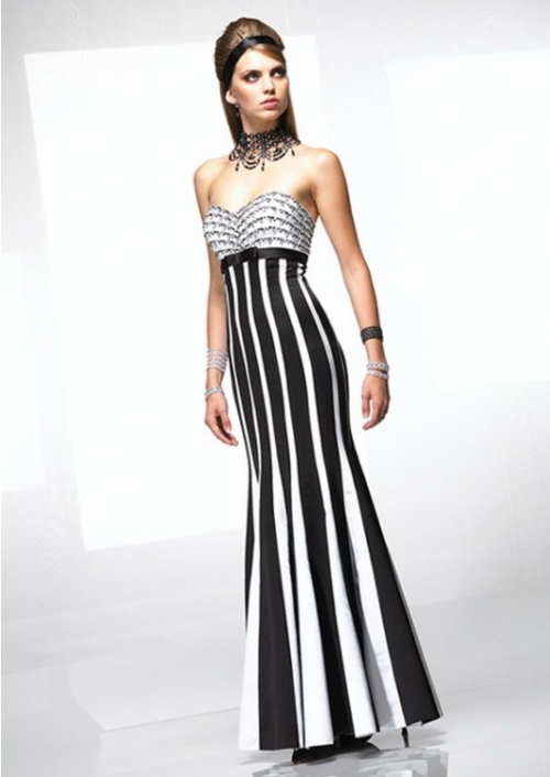 Beaded Sweetheart Elegant Empire Waist Hot Sell Evening Dress
