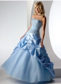 Taffeta Strapless Pick up A line Skirt Hot Sell Evening Dress