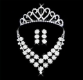 Gorgeous Alloy With Czech Rhinestones Wedding Bridal Jewelry Set,Including Necklace And Earrings