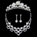 Gorgeous Alloy With Czech Rhinestones Wedding Bridal Jewelry Set,Including Necklace And Earrings