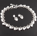 Gorgeous Alloy With Czech Rhinestones Wedding Bridal Jewelry Set,Including Necklace And Earrings