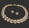 Gorgeous Alloy With Czech Rhinestones Wedding Bridal Jewelry Set,Including Necklace And Earrings