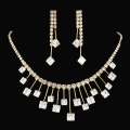 Gorgeous Alloy With Czech Rhinestones Wedding Bridal Jewelry Set,Including Necklace And Earrings