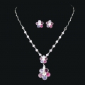 Gorgeous Alloy With Czech Rhinestones Wedding Bridal Jewelry Set,Including Necklace And Earrings