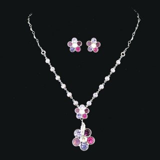 Gorgeous Alloy With Czech Rhinestones Wedding Bridal Jewelry Set,Including Necklace And Earrings