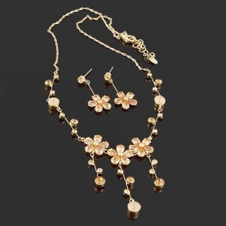 Gorgeous Alloy With Czech Rhinestones Wedding Bridal Jewelry Set,Including Necklace And Earrings