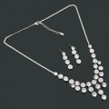 Gorgeous Alloy With Czech Rhinestones Wedding Bridal Jewelry Set,Including Necklace And Earrings