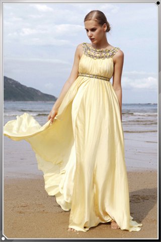 Aphrodite Golden Greek-Style Bridesmaid Dresses