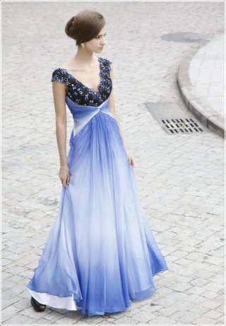 Royalty Blue Quinceanera or Evening Dress Sale