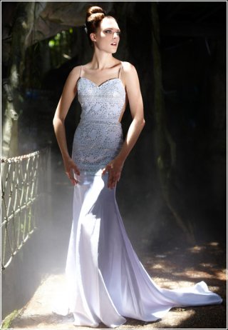 Slimming Satin Wedding Dress