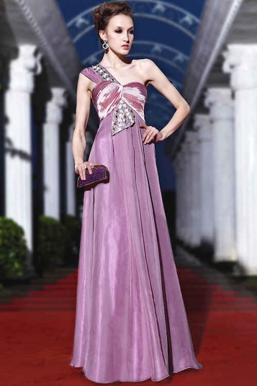 Faded Plum Sweetheart Pageant Dress