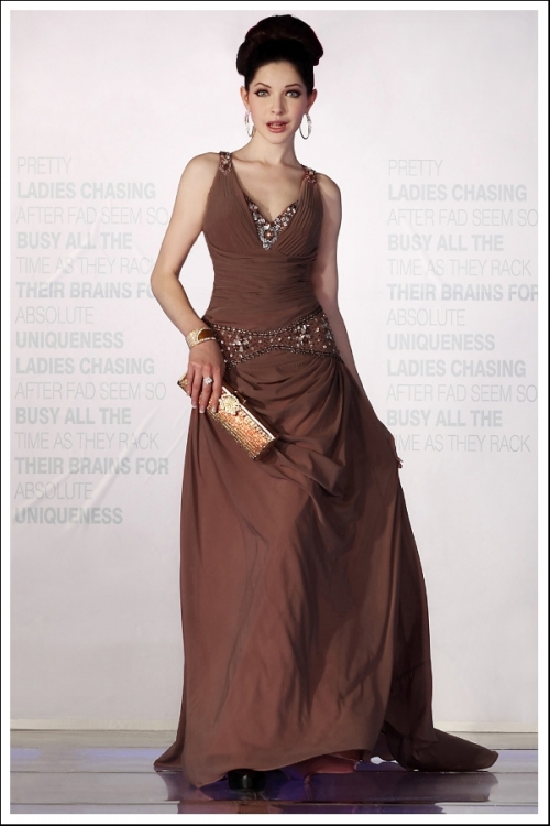 Cafe Latina Cocktail Gown- Final Sale